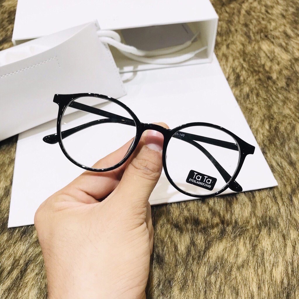 Kính giả cận thời trang mắt mèo chống tia UV dành cho nam và nữ, kính mát Unisex 055 | BigBuy360 - bigbuy360.vn
