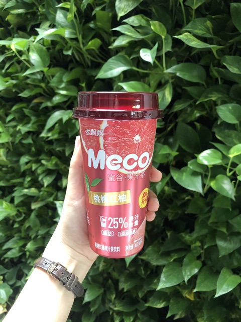 [Hàng Nhập Khẩu] Trà Hoa Quả Meco Vị Đào Bưởi 400ml