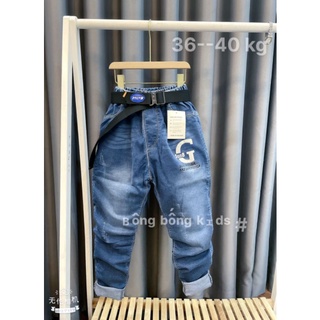 Quần bò bé trai size đại 28-40kg