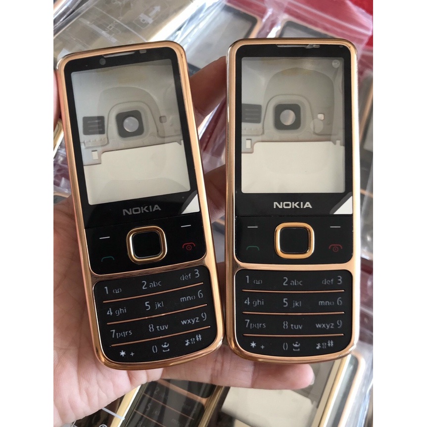 VỎ NOKIA 6700 VÀNG HỒNG ĐEN