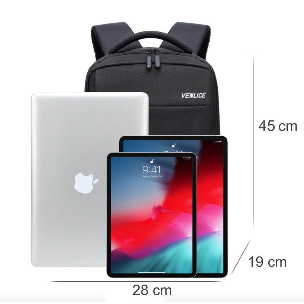 Balo nam cao cấp balo laptop 2 sọc công sở #8