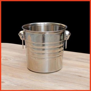 Xô inox đựng đá có quai núm 3500ml