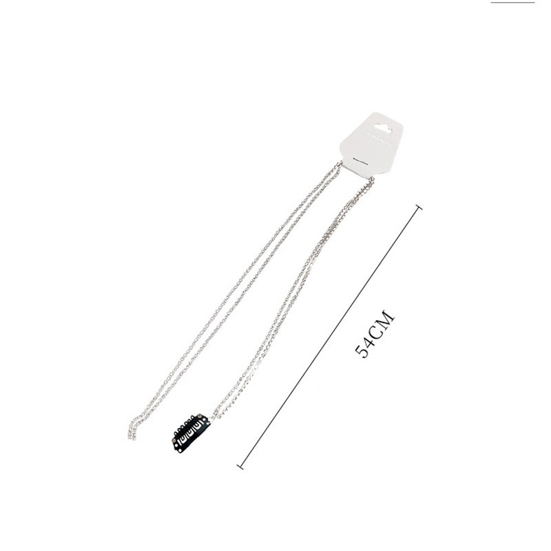 Kẹp Tóc Dạng Chuỗi Hạt Lấp Lánh Thời Trang Cho Nữ