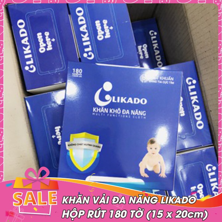 tã giấy downy Khăn vải đa năng LIKADO 300g, 400g, 500g, 600g (hàng chuẩn công ty)