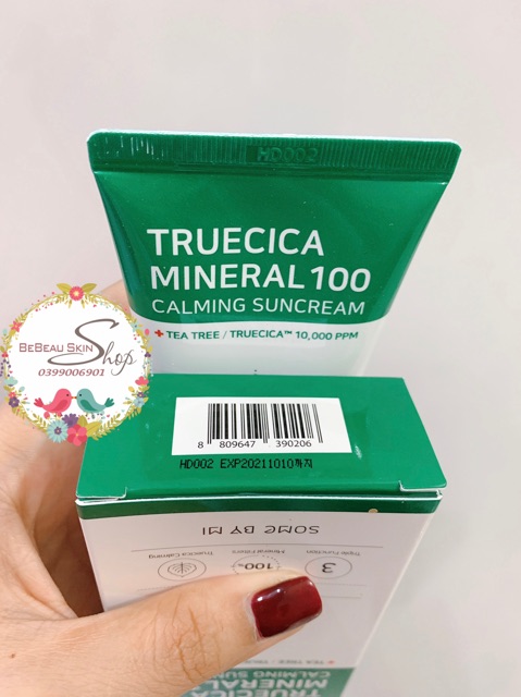 Kem Chống Nắng Some By Mi Trucica Mineral 100 Calming Suncream