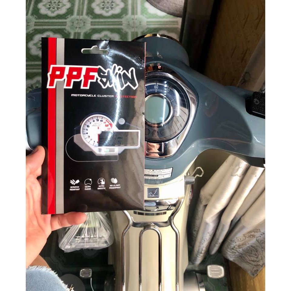 PPF HONDA Cub 125 .....UPPF dán bảo vệ mặt đồng hồ xe , xước tự phục hồi vết xước dâm , www.uppf.com