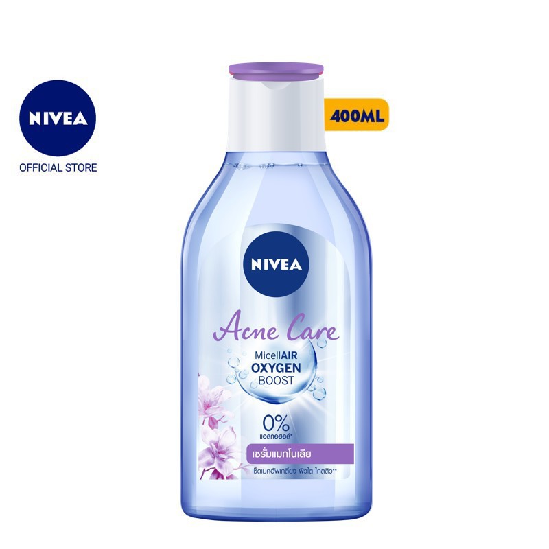 Bộ đôi Nước Tẩy Trang NIVEA Ngừa Mụn Acne Care Micellar Water - 400ml/chai - 80116