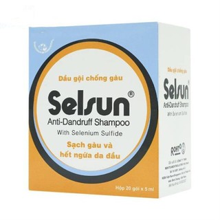 Combo 10 gói DẦU GỘI SELSUN 5ML.