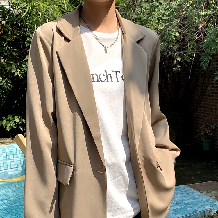 SUXI Áo Khoác Nữ Màu Sắc Thanh Lịch