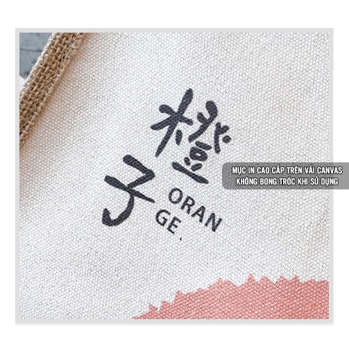 Túi Canvas Đi Làm Đi Chơi Dễ Thương Nhiều Hoạ Tiết Dành Cho Nữ Size 20x22x13cm