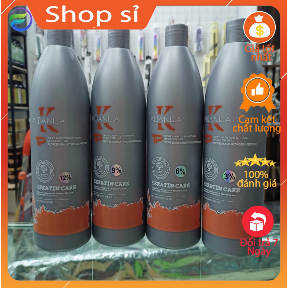 Oxy trợ nhuộm tóc KiANLA mùi bạc hà 1000ml