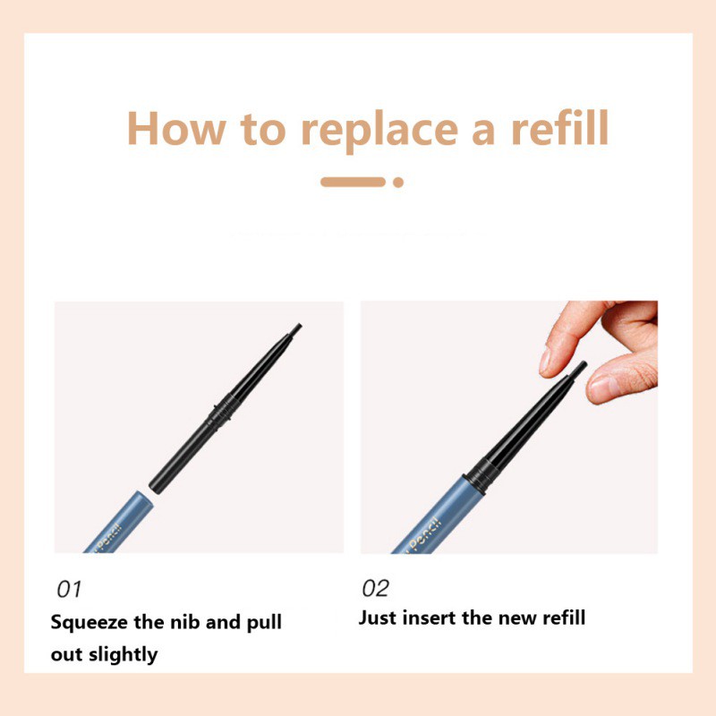 [Hàng mới về] Bút kẻ mày 2 đầu cho chân mày tự nhiên sắc nét thiết kế 2 trong 1 | BigBuy360 - bigbuy360.vn