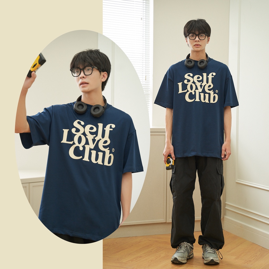 Áo thun form rộng SLC &quot;Self Love Club&quot;