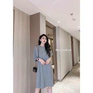 Váy suông babydoll tay bồng