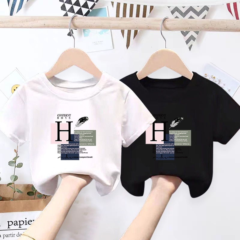 Áo Thun Cotton Phong Cách Hàn Quốc Đáng Yêu Cho Bé Gái
