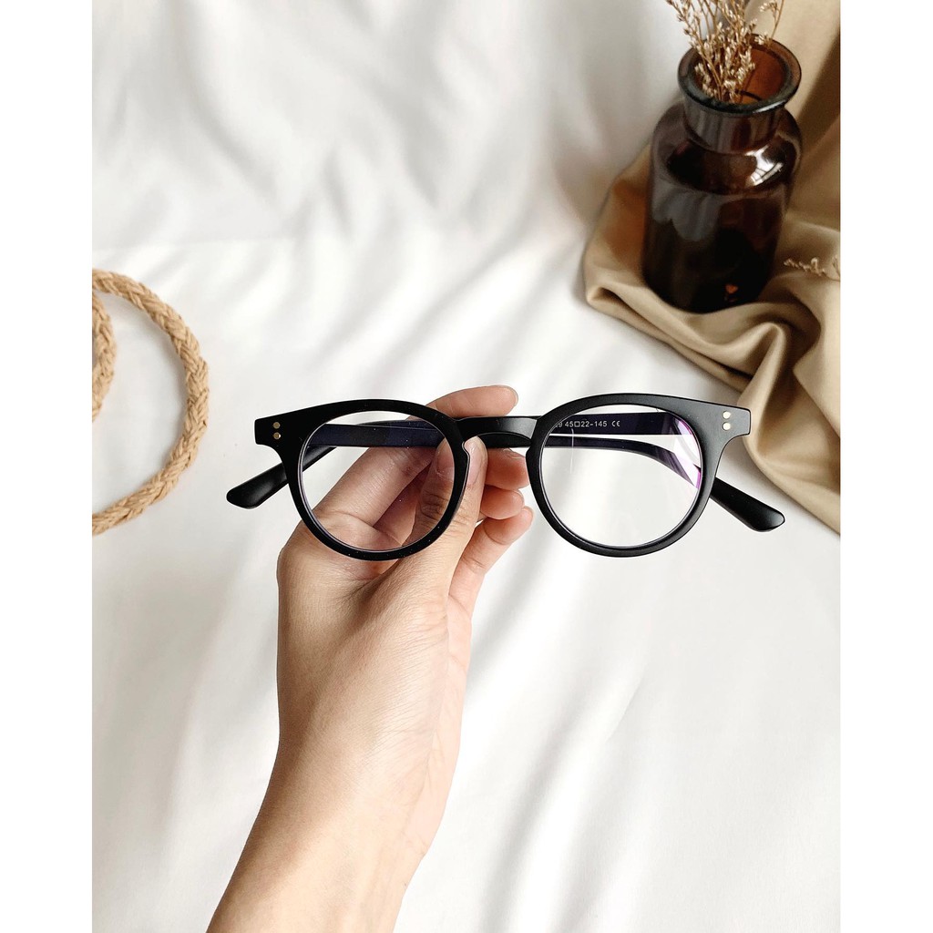 Gọng Kính Cận Nữ Moss Store Mắt Tròn Nhỏ Hot Trend - 1295