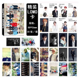Lomo super junior bộ ảnh, thẻ hình 30 tấm nhóm nhạc idol hàn quốc