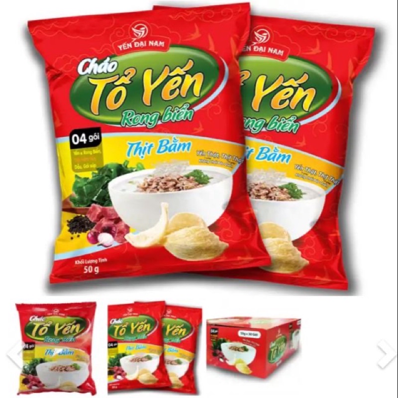 CHÁO GÓI ĂN LIỀN CHO BÉ ĐỦ LOAỊ LẺ 1 GÓI 50G