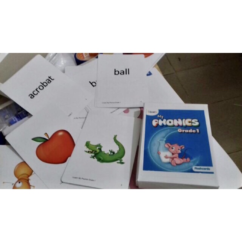 Flashcard my phonics 1 thẻ A5 in 2 mặt