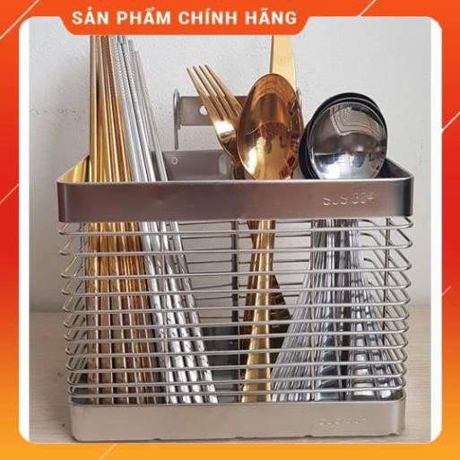 [FreeShip] [Hỏa tốc 1H] Ống đựng đũa inox SUS201, Giỏ đũa inox giá rẻ Huy Anh