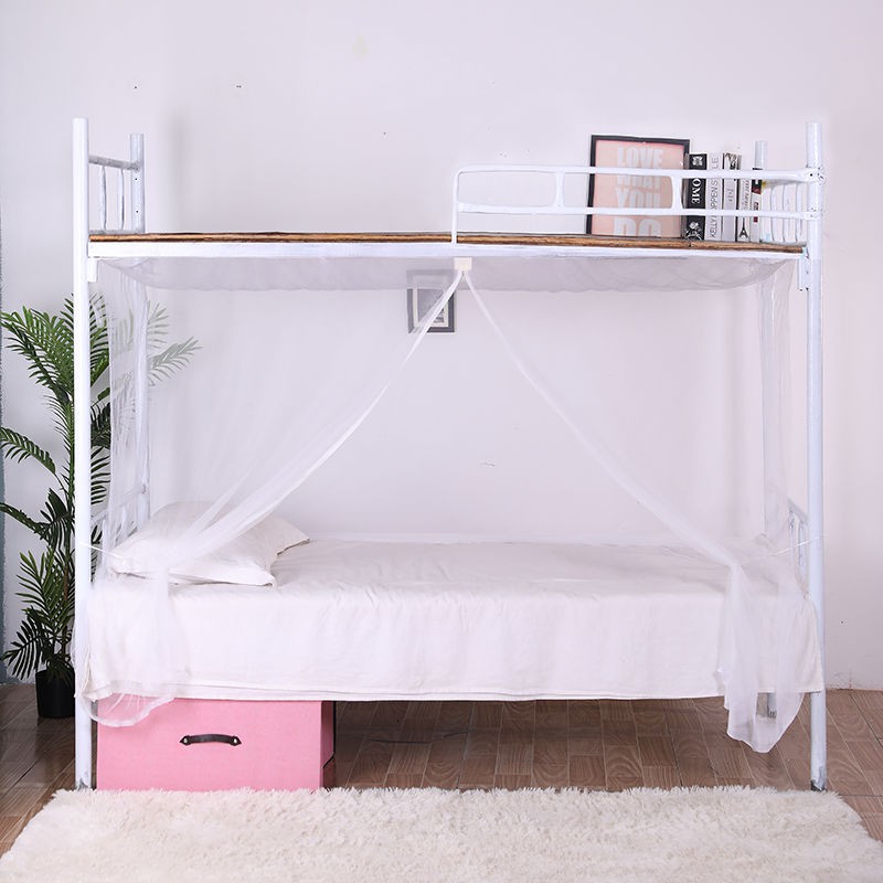 Phòng ngủ ký túc xá có màn chống muỗi sinh viên 0,95 / 1,2m giường đơn giường trên giường dưới bến dưới chung hộ gia đìn