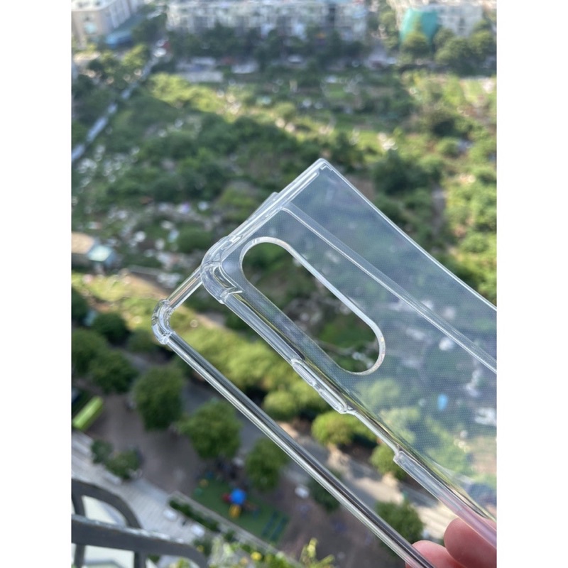 Ốp lưng dẻo trong suốt Cho Samsung Z Fold 5, Z Fold 4 5G, Z Fold 3 5G Silicon chống sốc cao cấp