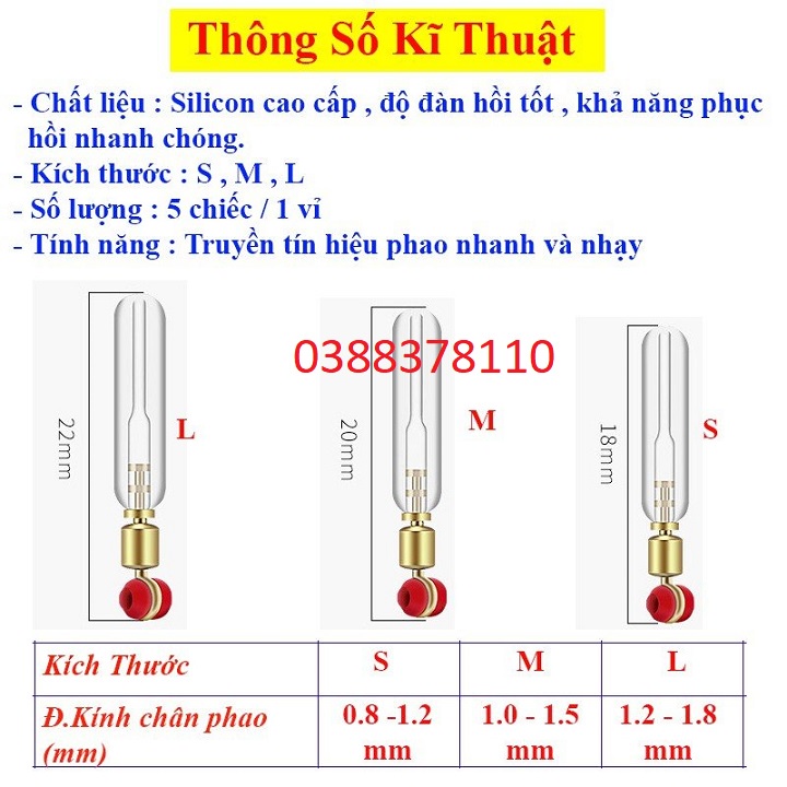 Chân Cắm Phao Silicon