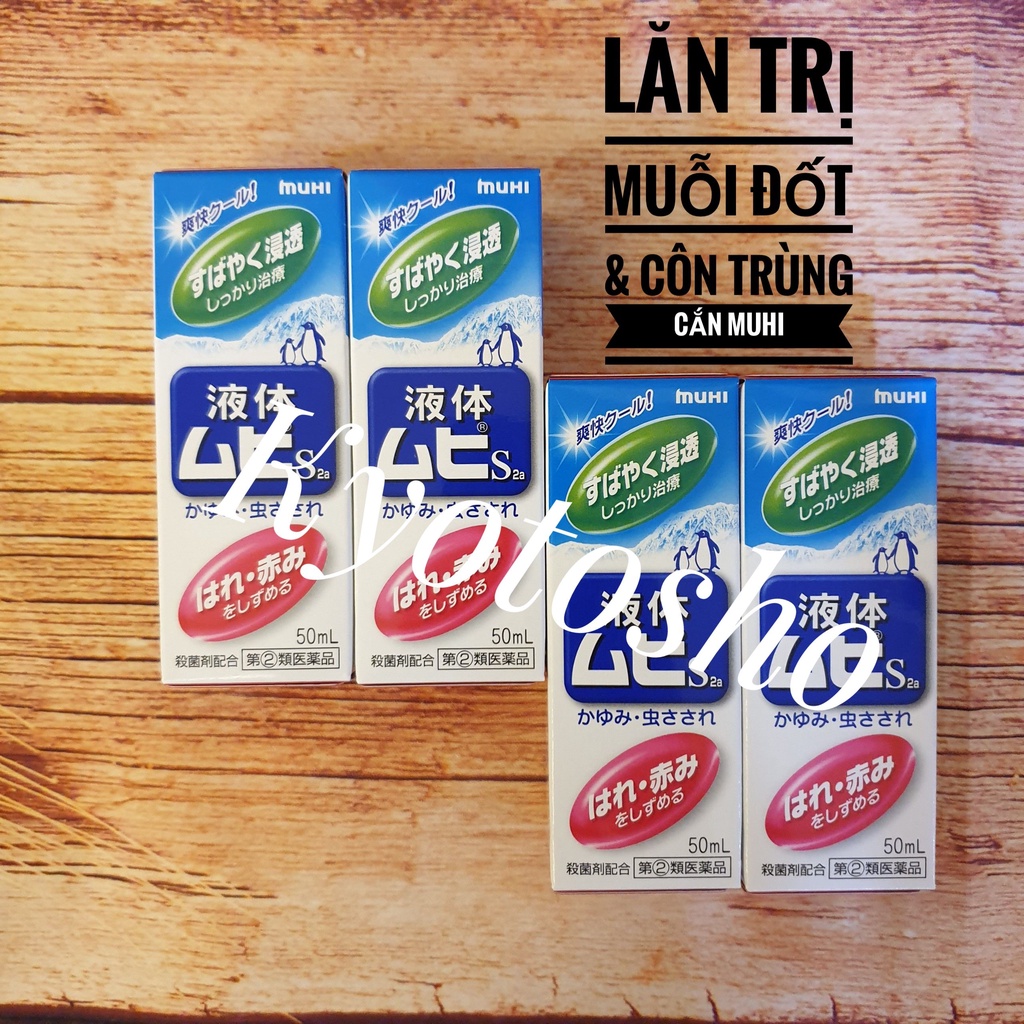 Kem/Lăn bôi muỗi đốt và côn trùng cắn Nhật Bản