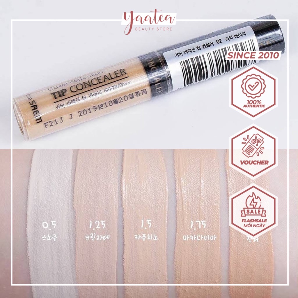 Che Khuyết Điểm The Saem Cover Perfection