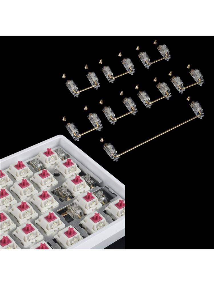 Tấm ổn định trục vít Pcb mạ vàng Wili 6.25u bàn phím cơ