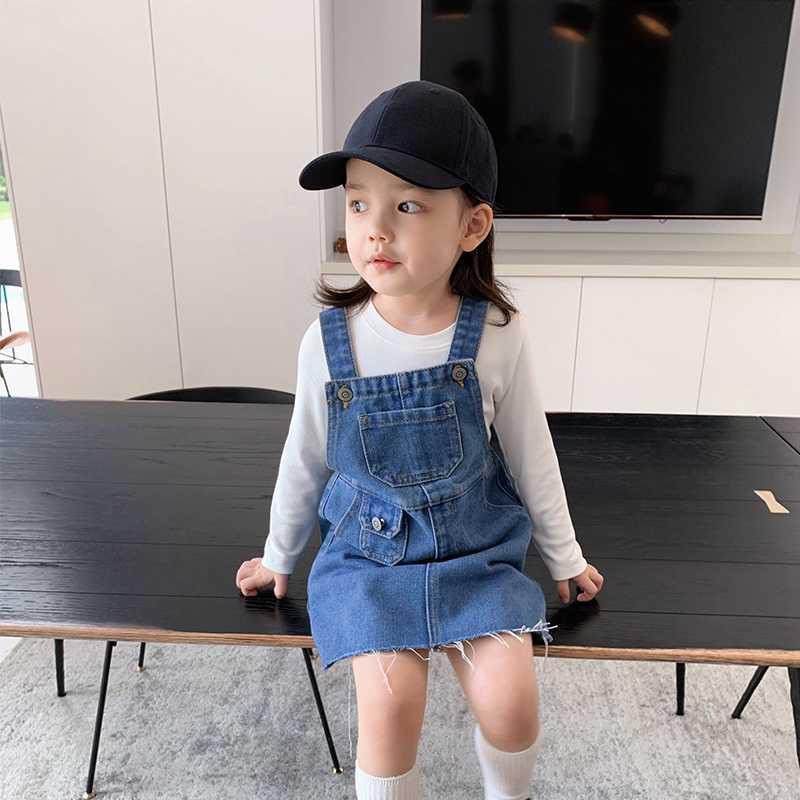 Đầm Yếm Denim Dành Cho Bé Gái