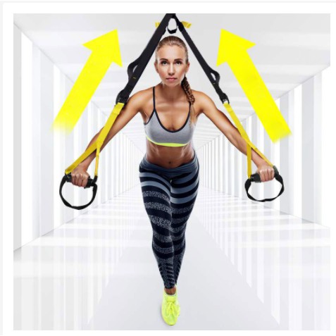 Dây kháng lực tập gym TRX P3, dây treo kháng lực đa năng tập Gym chính hãng TOPBODY-DTREO01