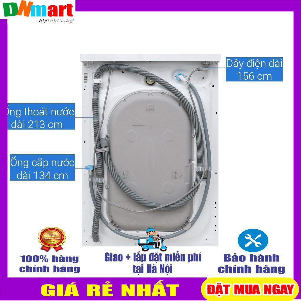 Máy giặt Electrolux 10kg màu trắng EWF1024BDWA