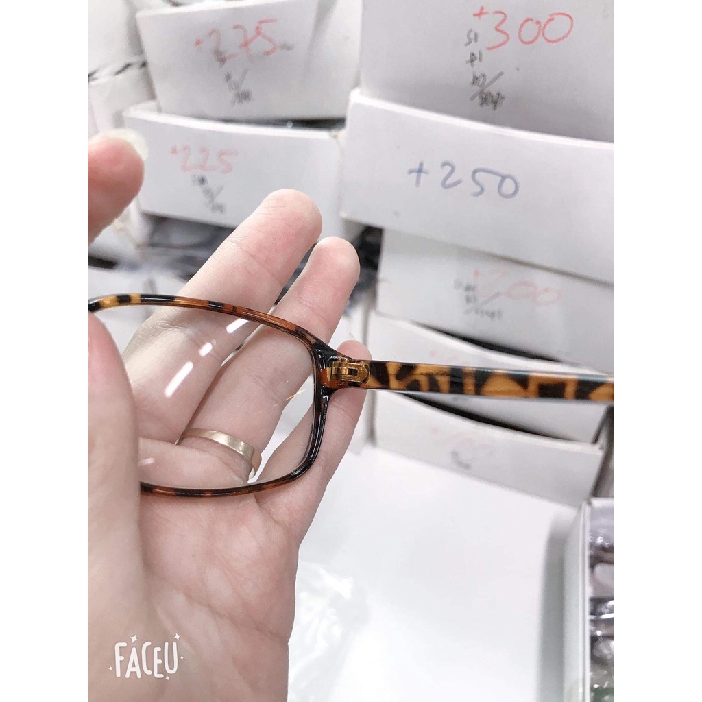 Kính lão thị viễn thị đủ độ nam nữ da beo cực sang gọng tr90 siêu bền mắt nét chống mỏi