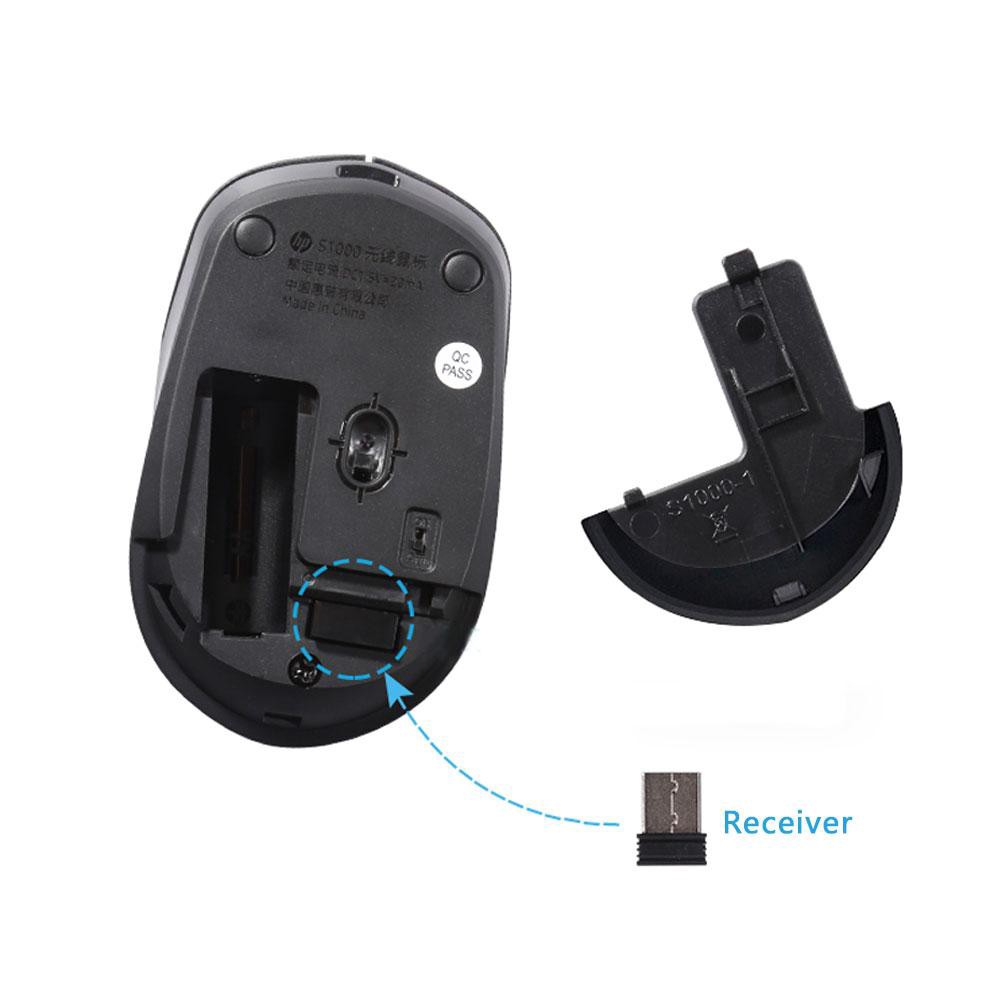 Chuột không dây HP S1000 PLUS DPI 1600 (Bản 2020) | BigBuy360 - bigbuy360.vn