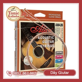 Mua Dây dự phòng đàn Guitar Dây đàn guitar dây đàn guitar dây đàn guitar acoustic Bộ 6 dây đàn guitar Acoustic Alice AW436