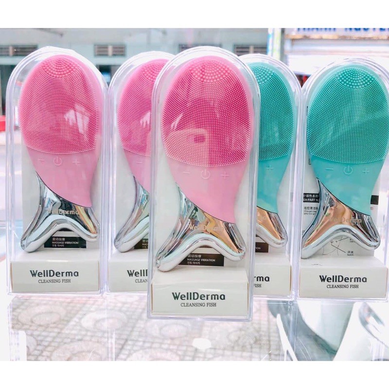 Máy Rửa Mặt Con Cá Wellderma Hàn Quốc