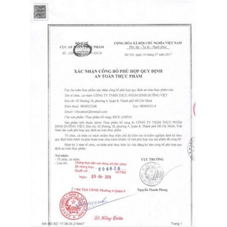 RICE Amino bổ Xung chất Đạm