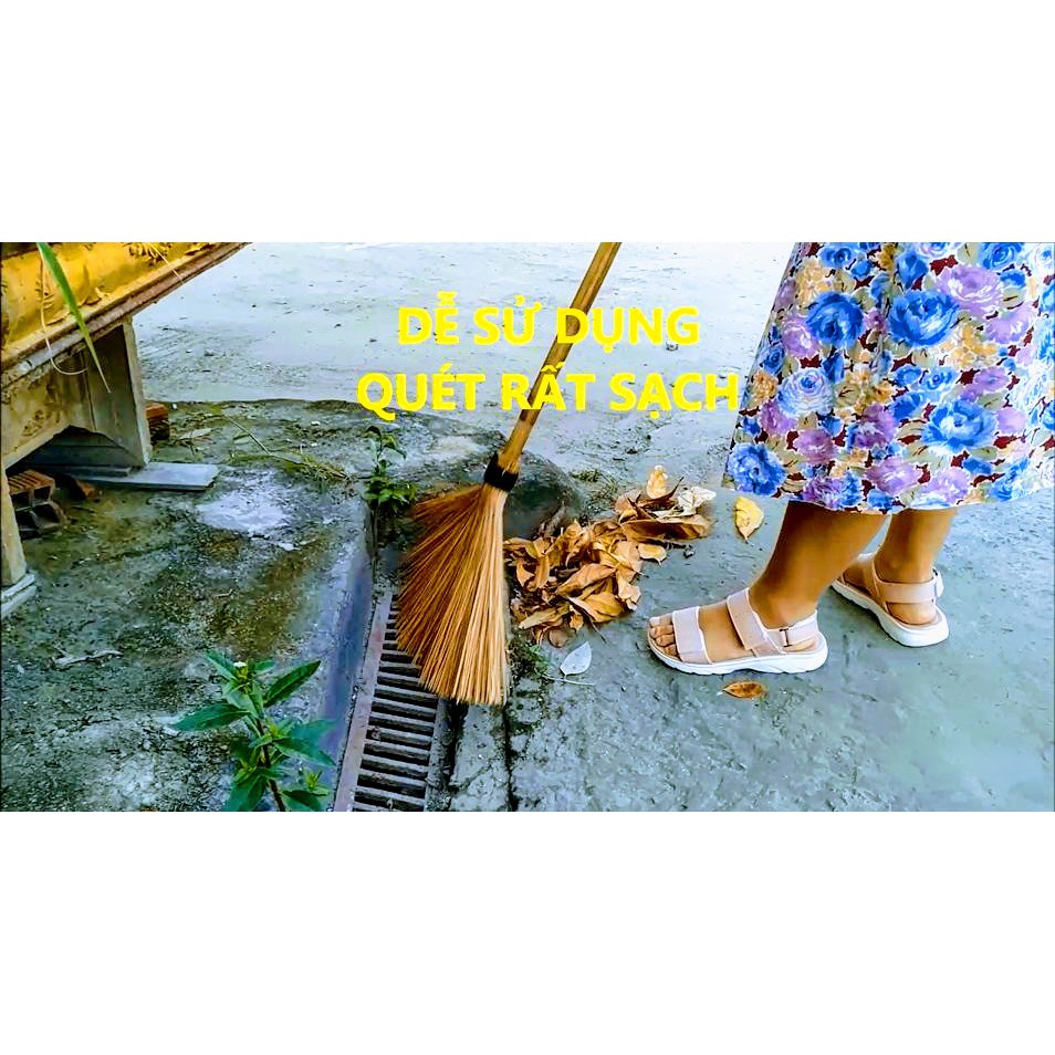 Chổi Quét Sân Vườn, Nhà hàng, Khu Công Nghiệp - Cán dài