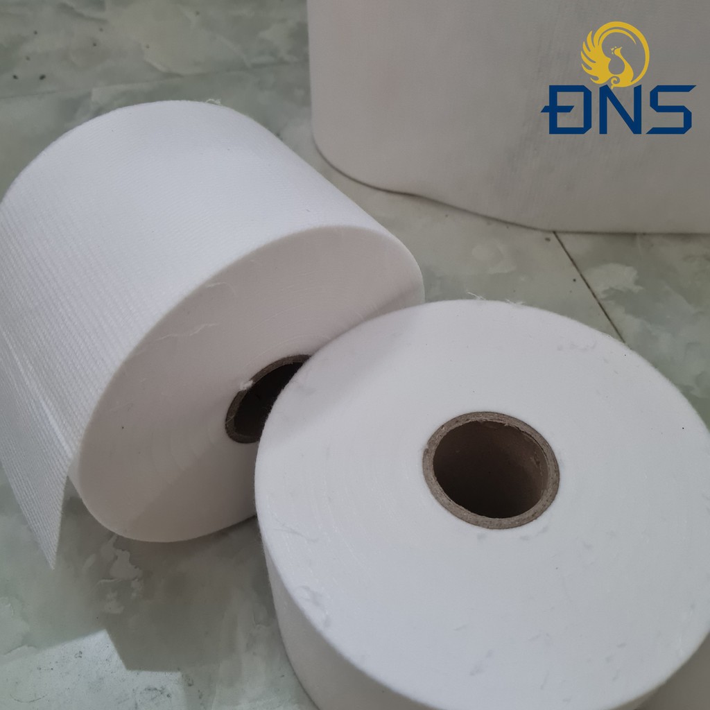 [ BAO RẺ NHẤT] Màng Polyester phủ chống thấm, vải Polyester gia cố chống thấm mái nhà, sàn nhà, khe nứt R 10cm D 20m