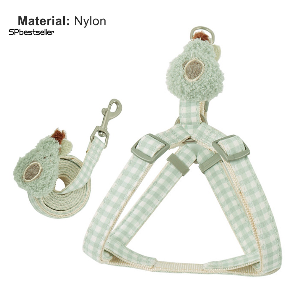 Set dây dắt thú cưng tay nghề tỉ mỉ dịu nhẹ cho da thú cưng