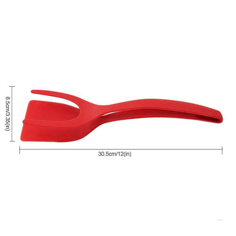 Dụng Cụ Lật Thức Ăn 2 Trong 1 Bằng Silicone Chống Dính Đa Năng Cho Nhà Bếp