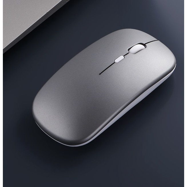 Chuột Không Dây Bluetooth Siêu Mỏng Tự Sạc Pin Thiết Kế Sang Trọng Nhỏ Gọn Dễ Sử Dụng