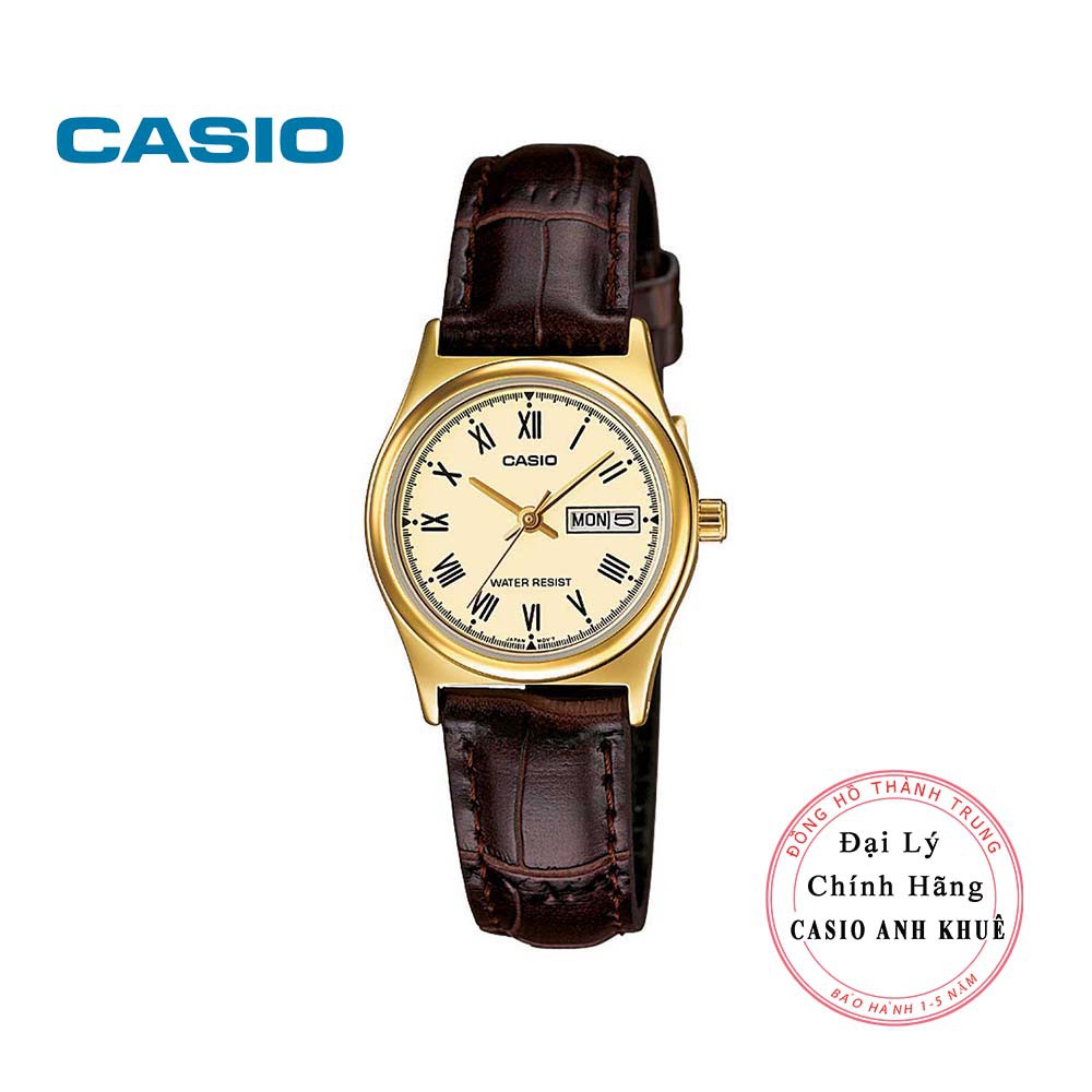 Đồng hồ nữ Casio LTP-V006GL-9BUDF dây da