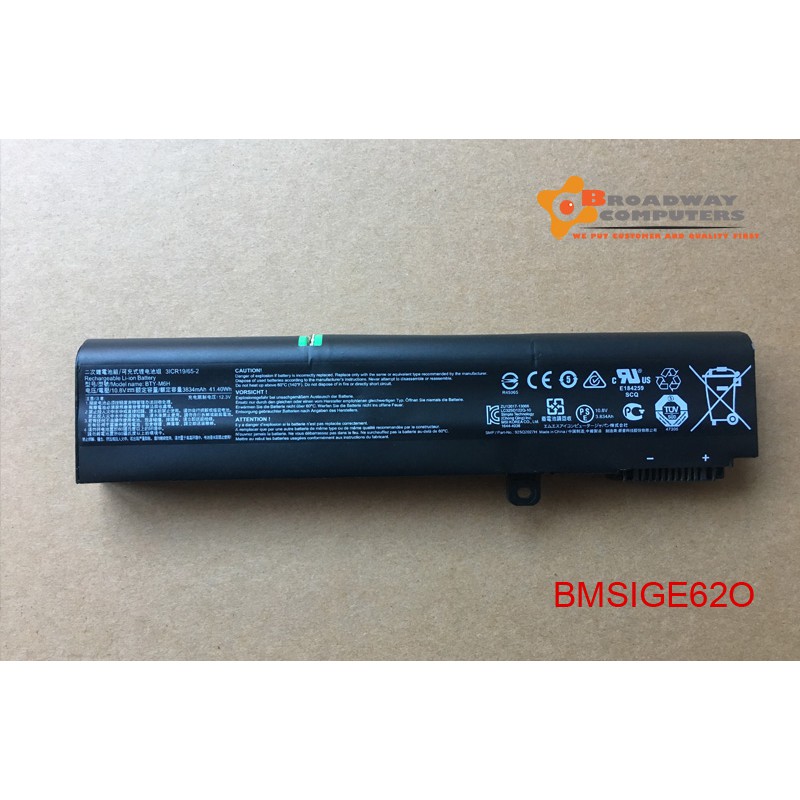 🎁 HÀNG ZIN 🎁 Pin (Battery) Latop MSI GE62 GE63 GE72 GE73 GV62 8RD BTY-M6H New Original