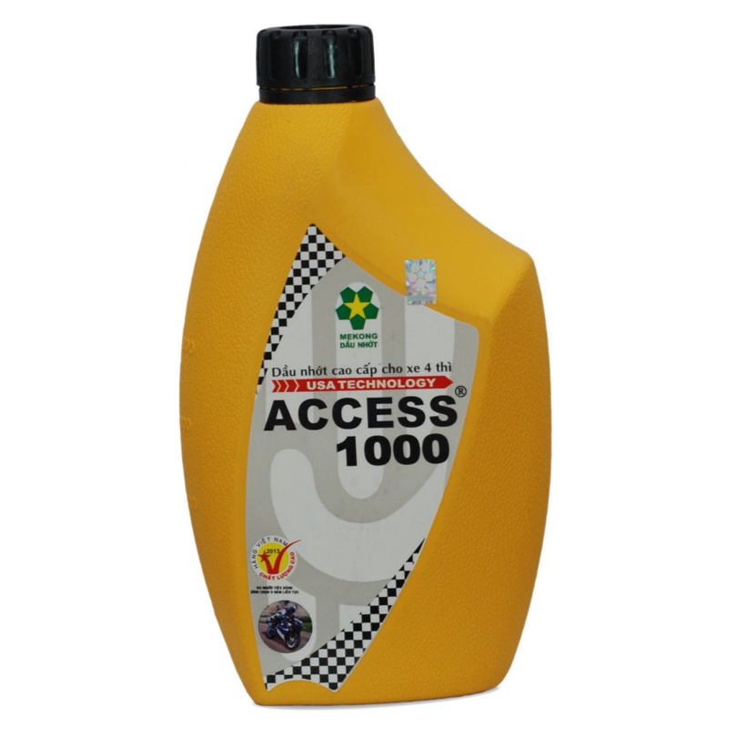 Nhớt xe máy Access 1000 API SE 20W50 dung tích 1L chính hãng Mekong