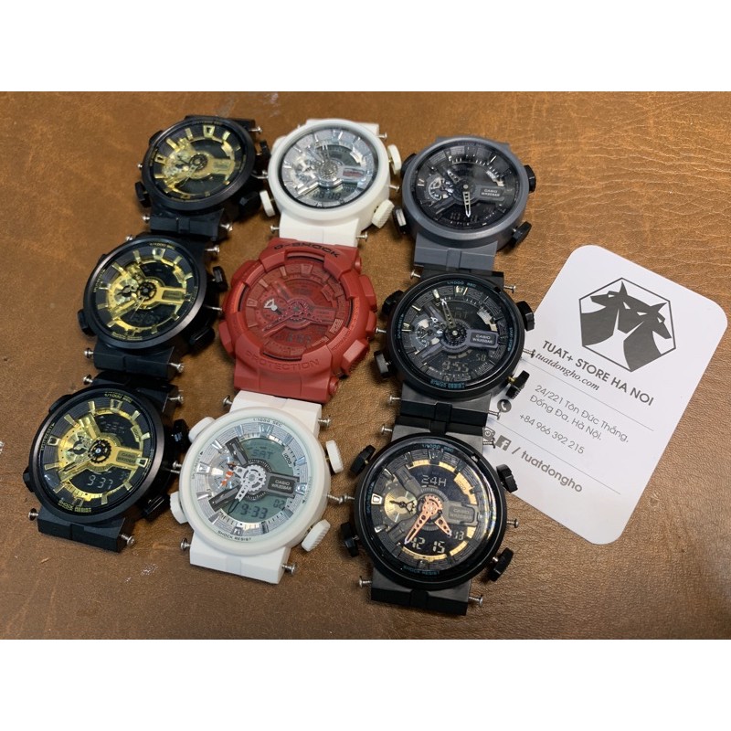 Máy G-Shock Ga110 tháo vỏ mới tinh hoạt động tốt chạy đầy đủ các kim Autolight