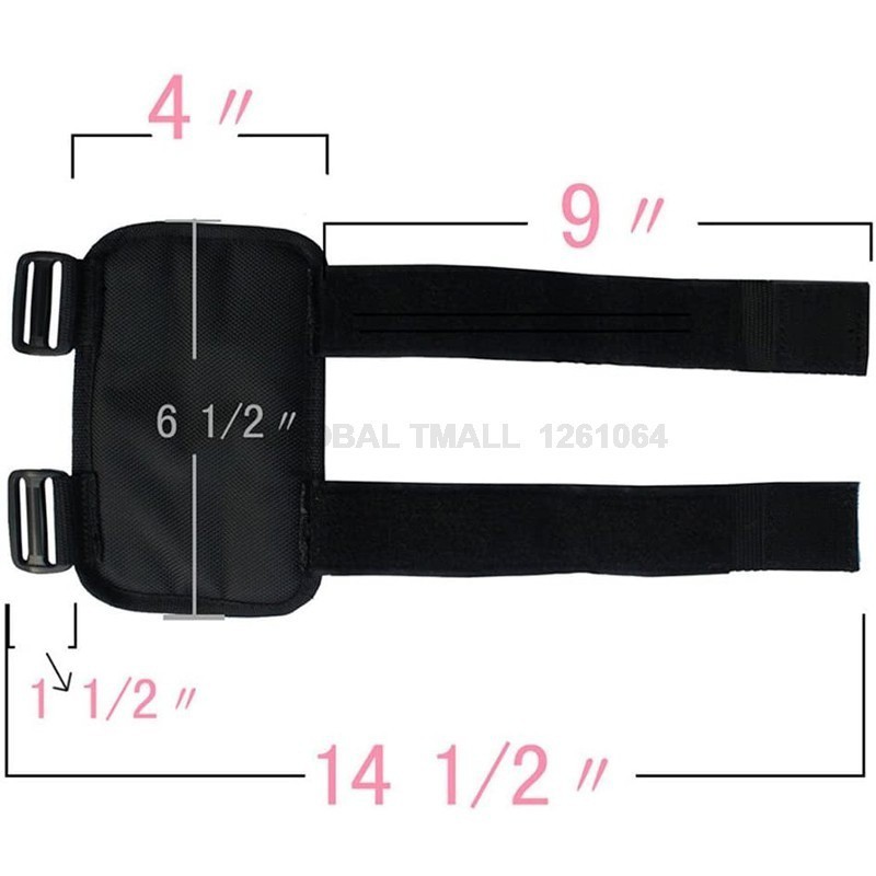 Đai Cố Định Khuỷu Tay Bằng Nylon Màu Đen Chuyên Dụng Cho Luyện Tập Đánh Golf