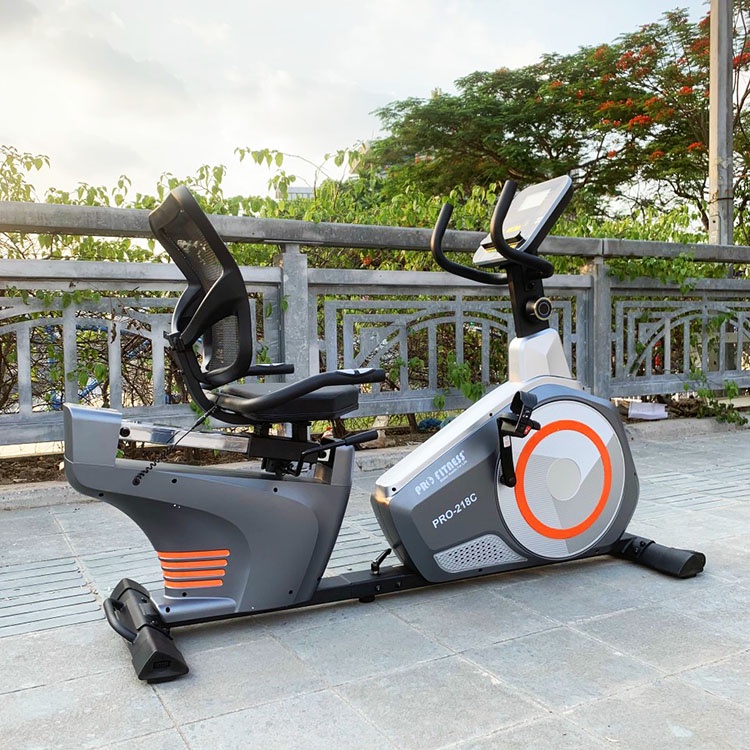 Xe đạp tập thể dục Profitness Pro-218C ⚡ Xe đạp phục hồi chức năng có tựa lưng - máy tập xương khớp - xe đạp người già