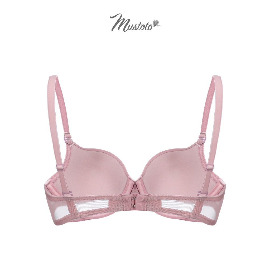 Áo Lót Nữ Trơn Mút Mỏng 0,2cm Phối Lưới Mút Mỏng Bra Cao Cấp Allium